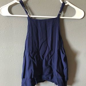 small flowy forever 21 navy tank top